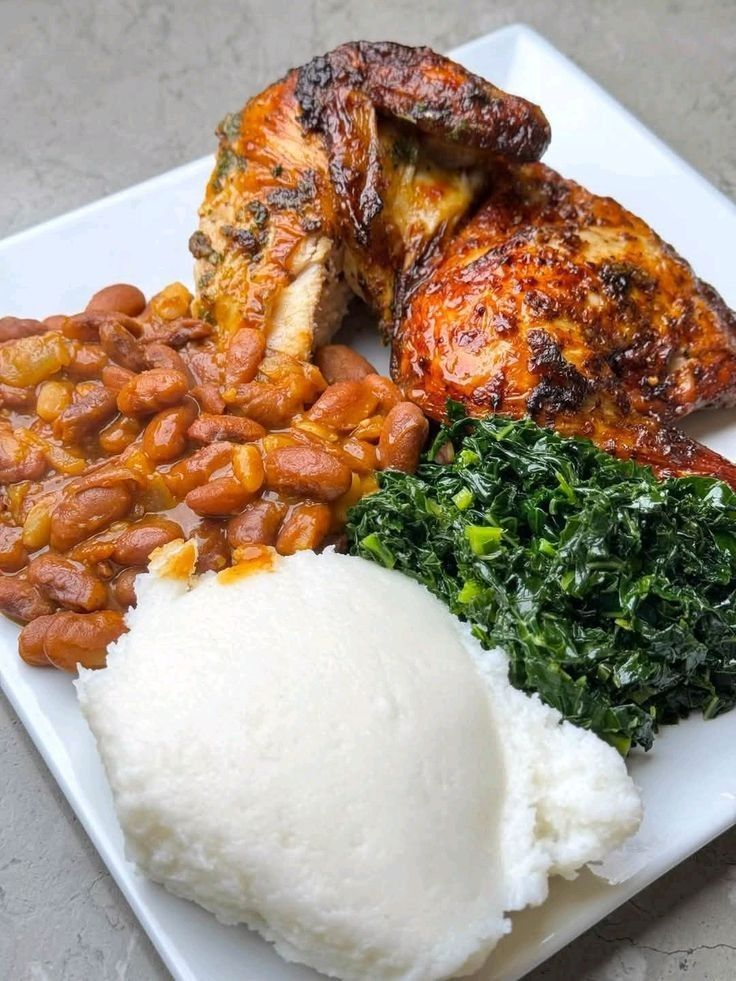 Chicken and beans